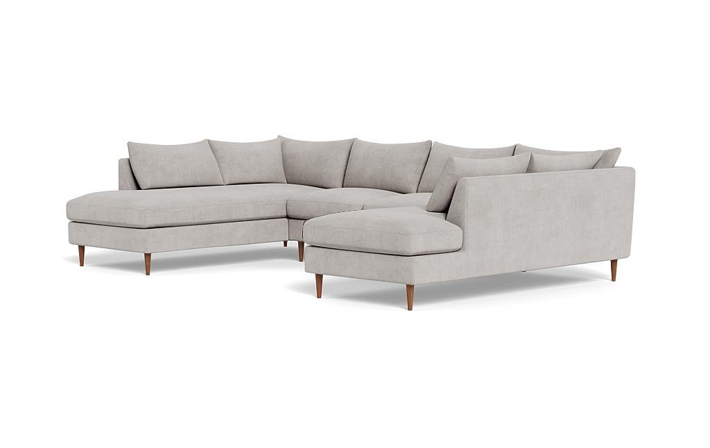 Sloan 3-Piece U-Bumper Sectional - Image 2