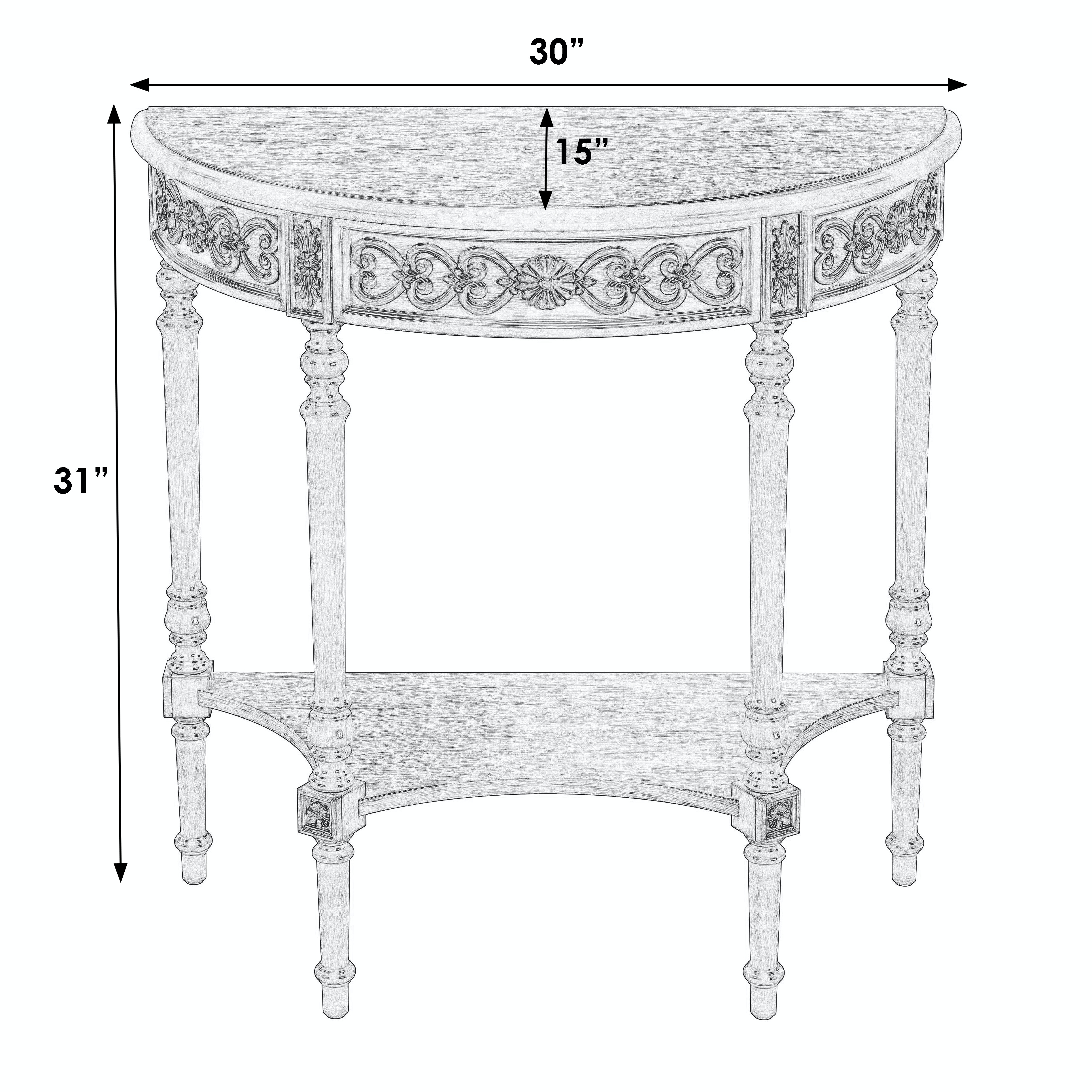 Danelle Cherry Console Table - Image 3