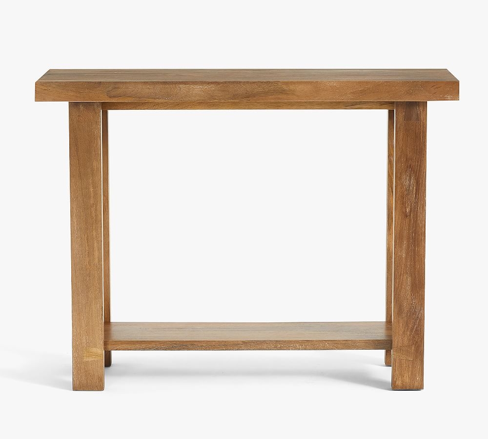 Reed Console Table, Antique Umber - Image 0