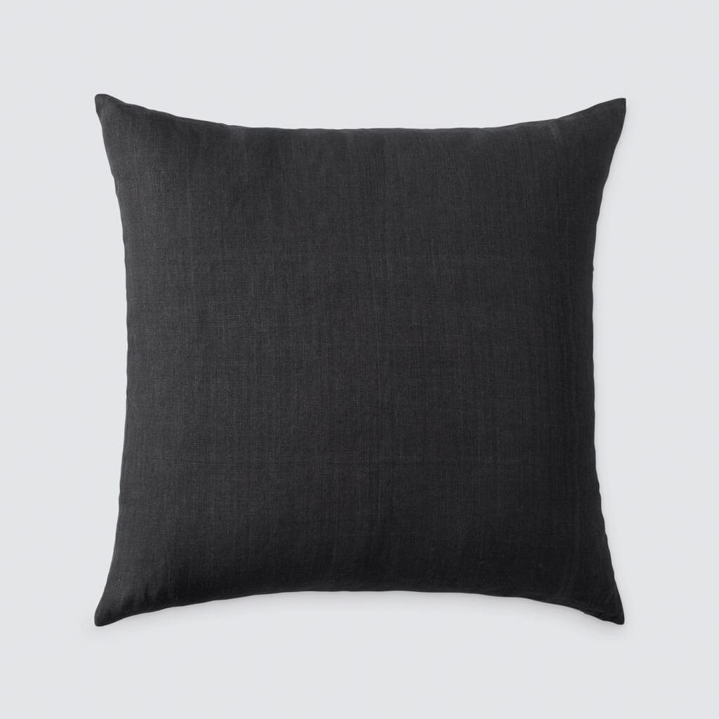 The Citizenry Prisha Linen Pillow | 20" x 20" | Olive - Image 6