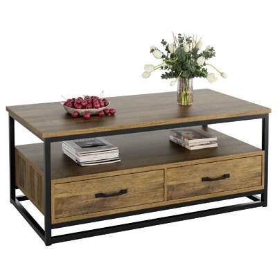 Southside Frame Single Coffee Table with Storage - Image 0