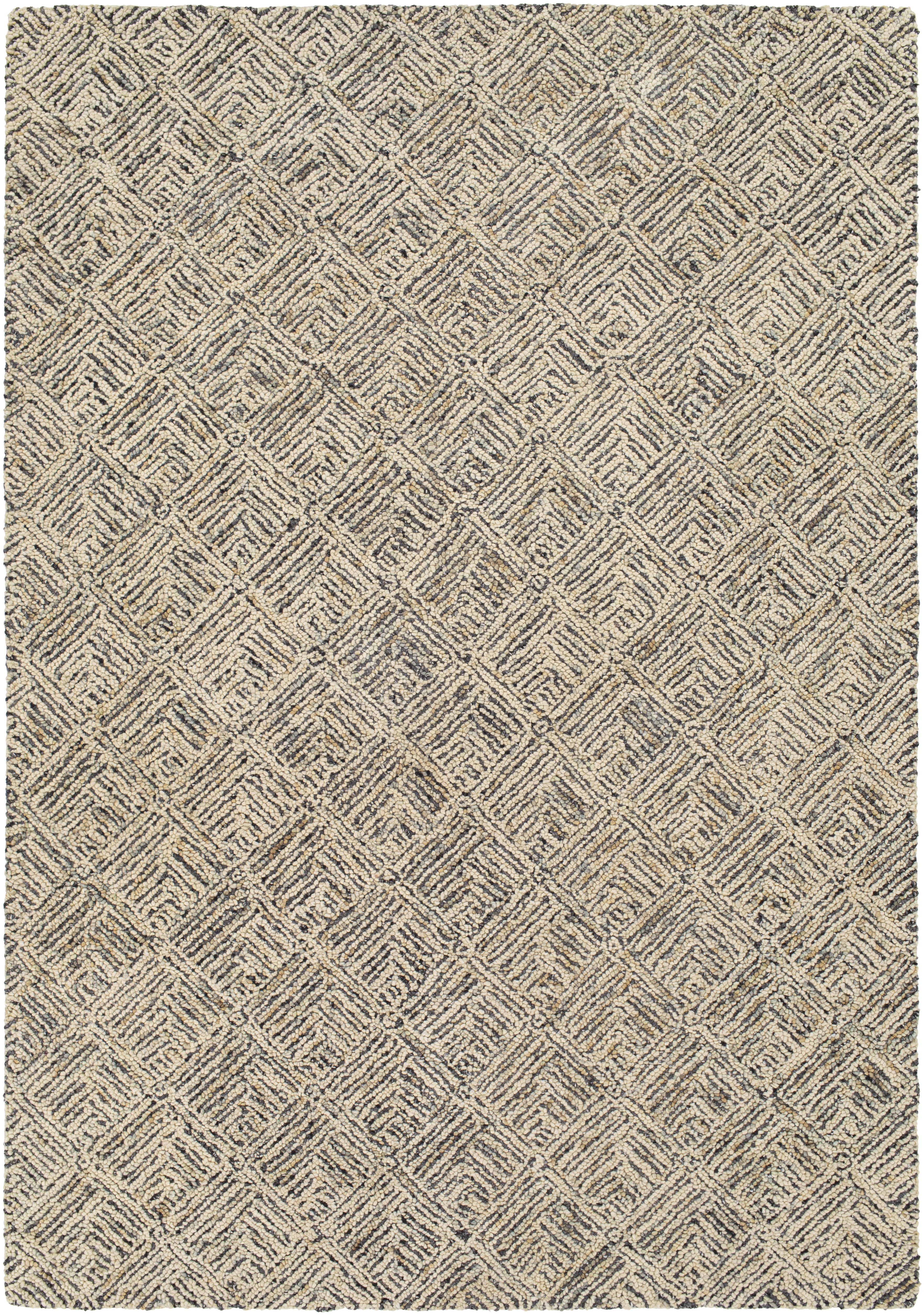 Buford Beige Indoor 9' x 12' Handmade Rug - Image 0