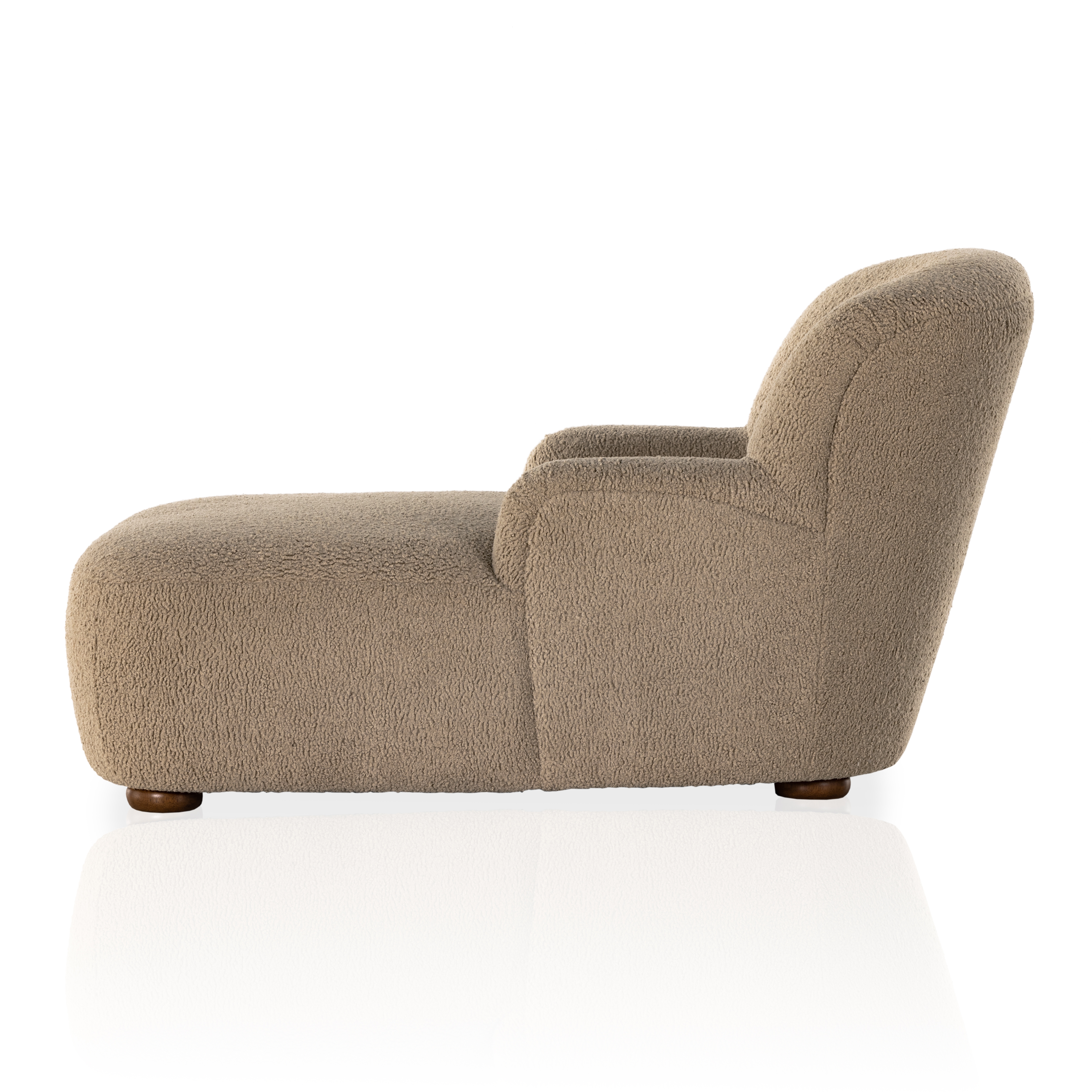 Kadon Chaise Lounge - Sheepskin Camel - Image 4