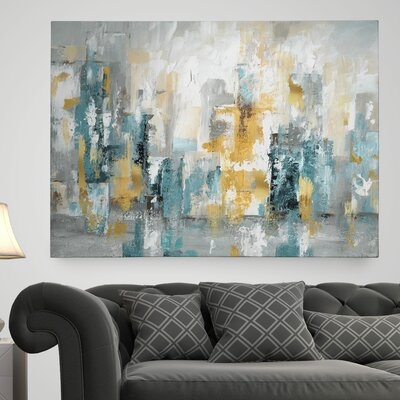 'City Views II' - Wrapped Canvas Painting Print - Image 0