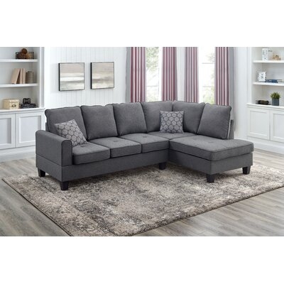 Aleinah 98'' Wide Right Hand Facing Sofa & Chaise - Image 0