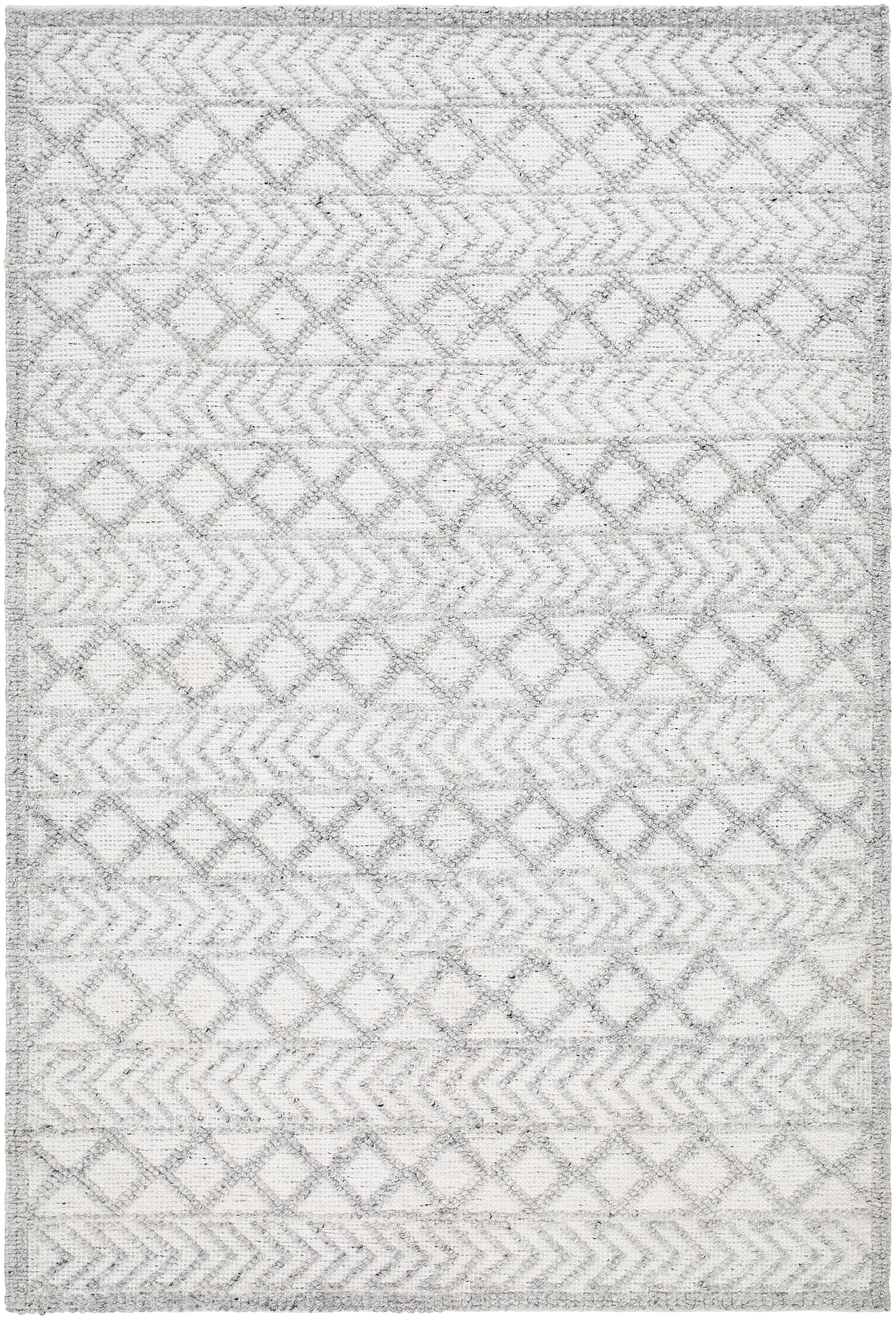 Napoli Gray Indoor 2' x 3' Handmade Rug - Image 0