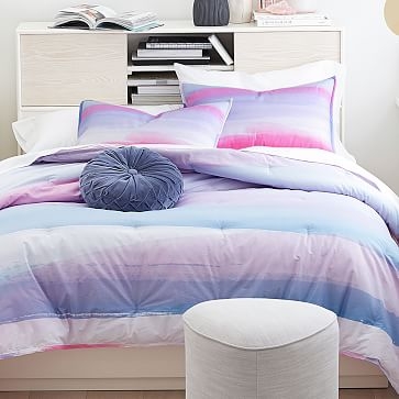 Modernist Storage Bed, Full, White and Wintered Wood, WE Kids - Image 3