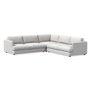 Haven Sectional Set 03: Left Arm Sofa, Corner, Right Arm Sofa, Eco Weave, Oyster, Concealed Support, Trillium - Image 0