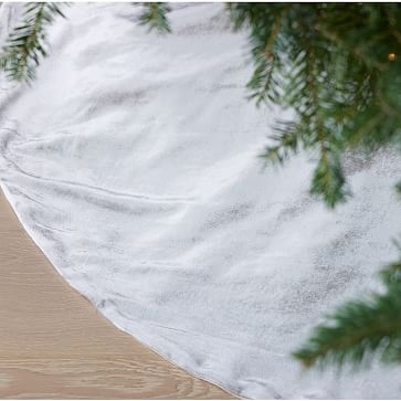 Velvet Tree Skirts, Red, 48" - Image 3
