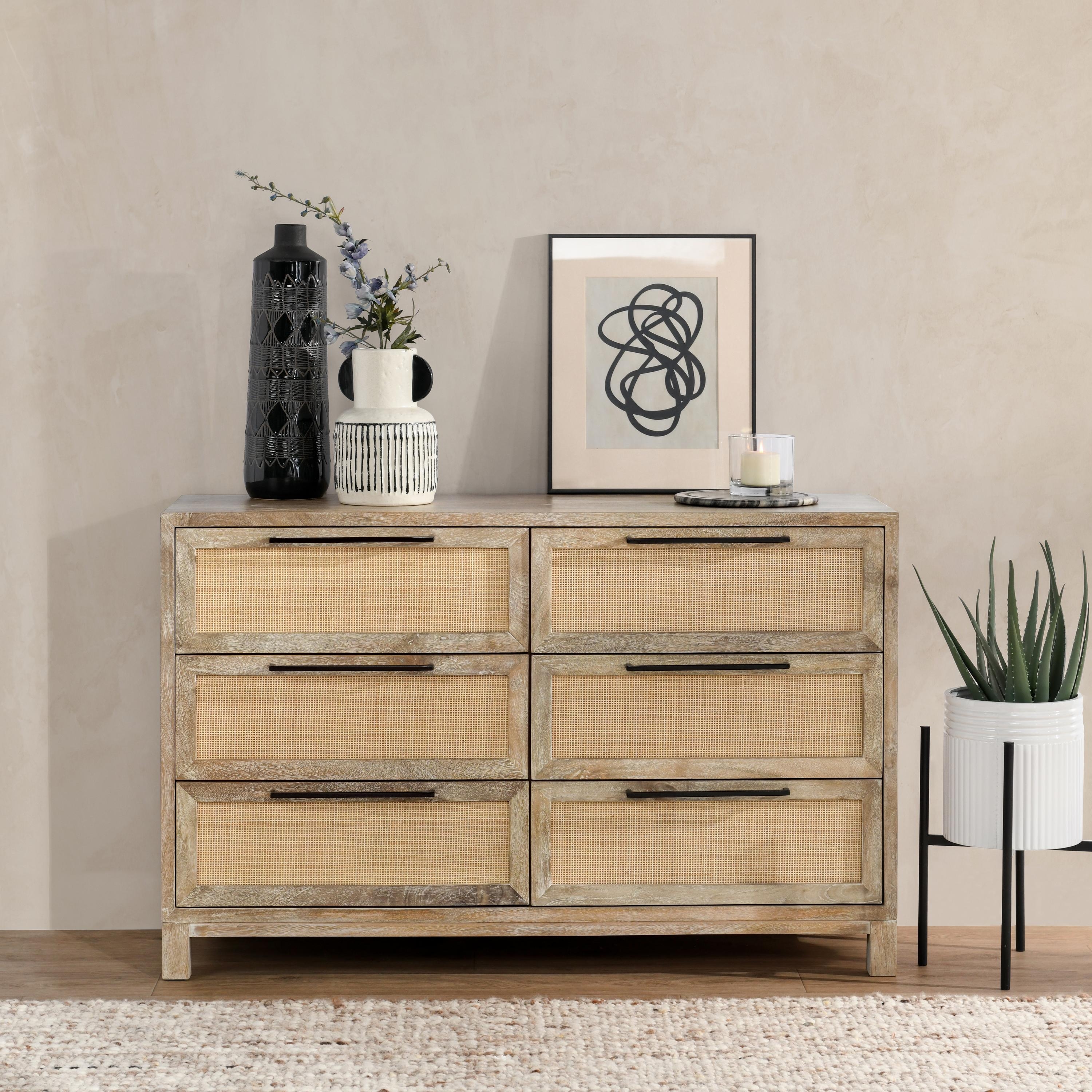 Jensen 6Dwr Dresser Taupe - Image 8