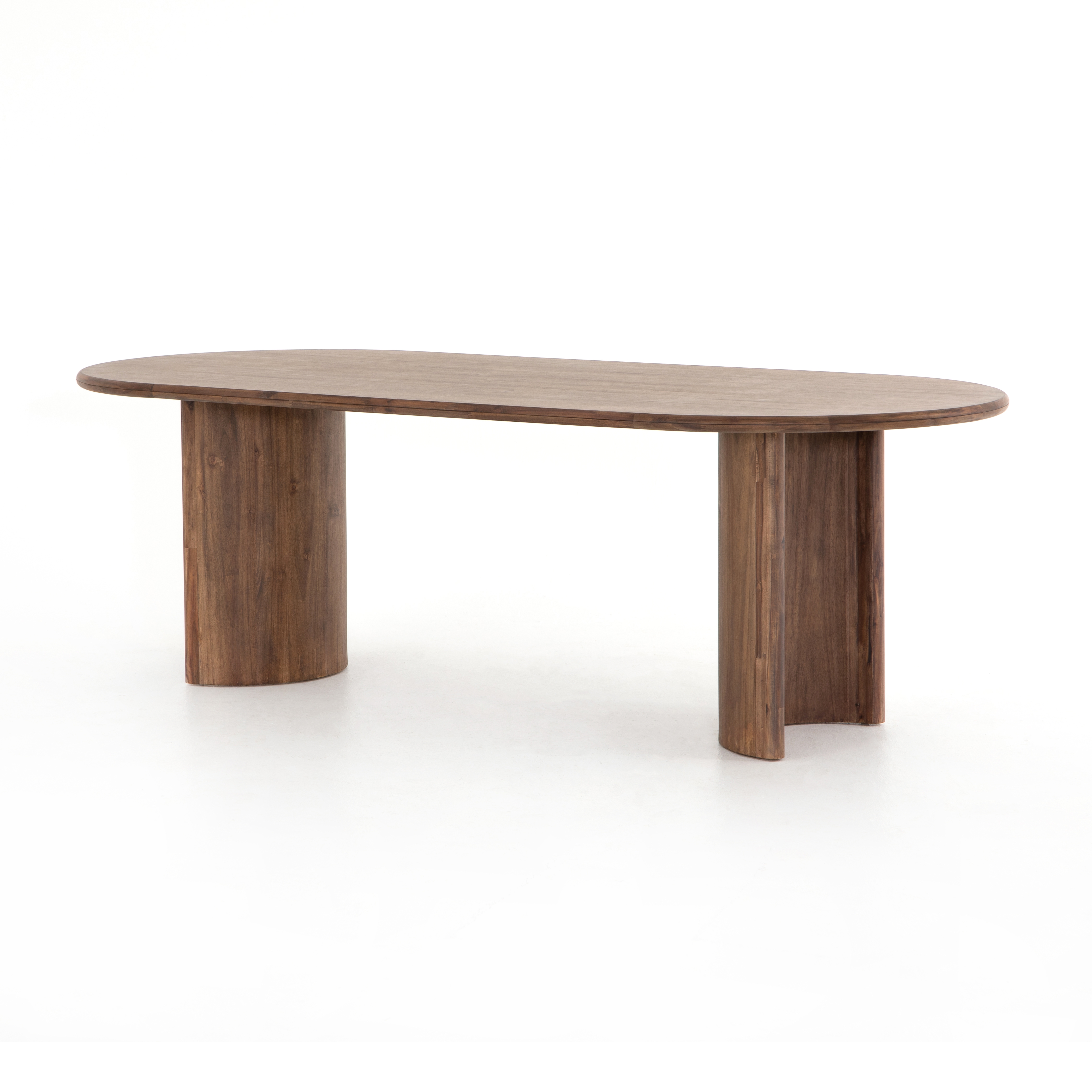 Paden Dining Table-Seasoned Brown Acacia - Image 0