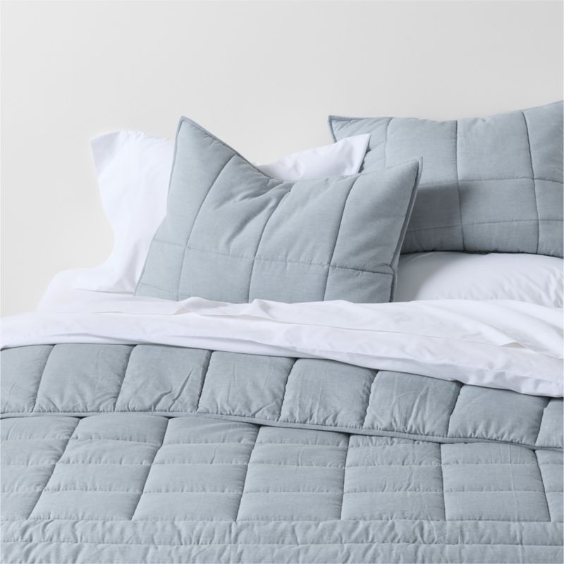 Everyday Organic Cotton Percale White Queen Bed Sheet Set - Image 4