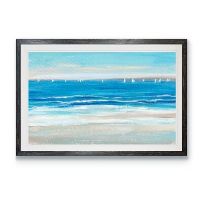 'Low Cerulean Tide I' by Paul Cezanne - Picture Frame Painting on Canvas - Image 0