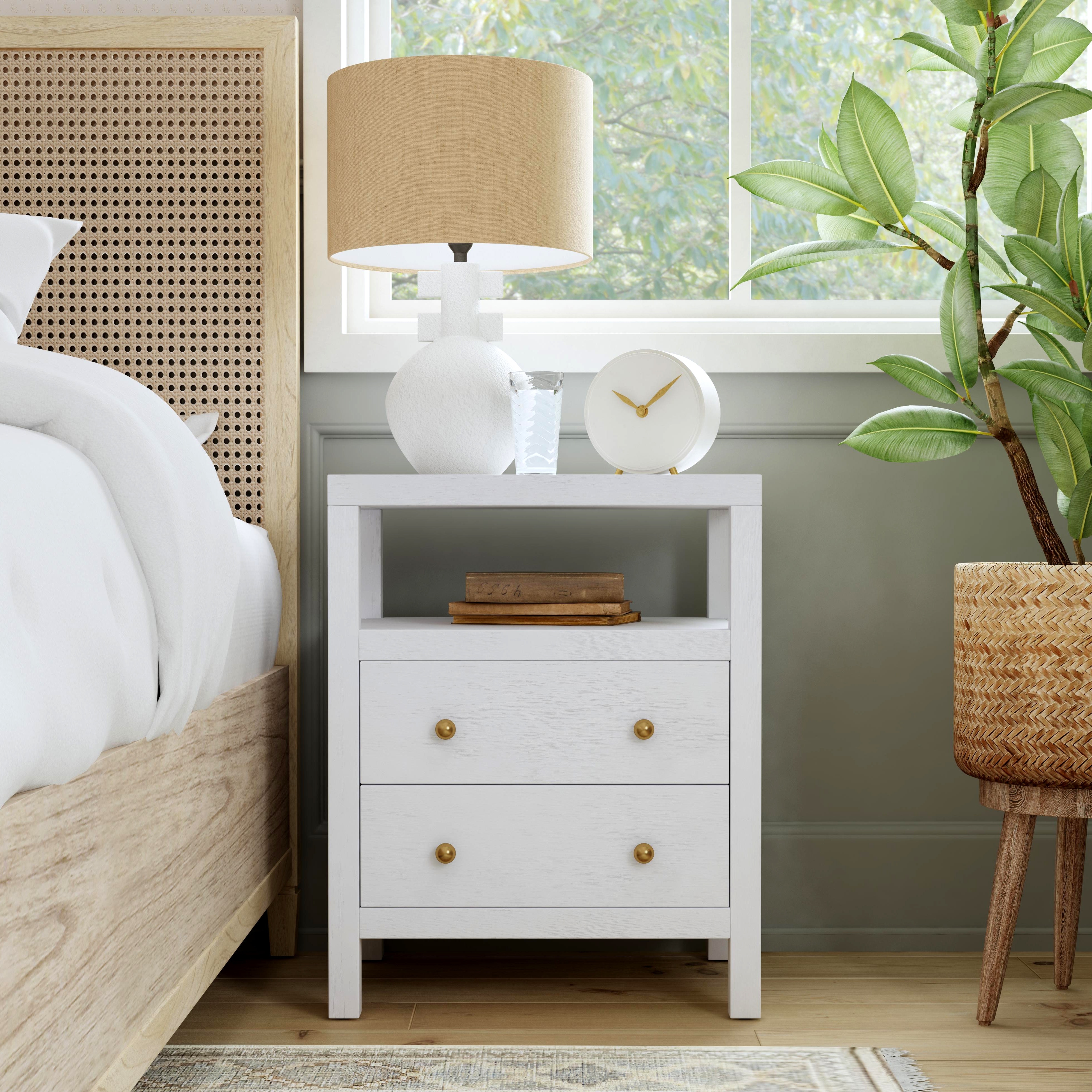 Nora White Nightstand - Image 2