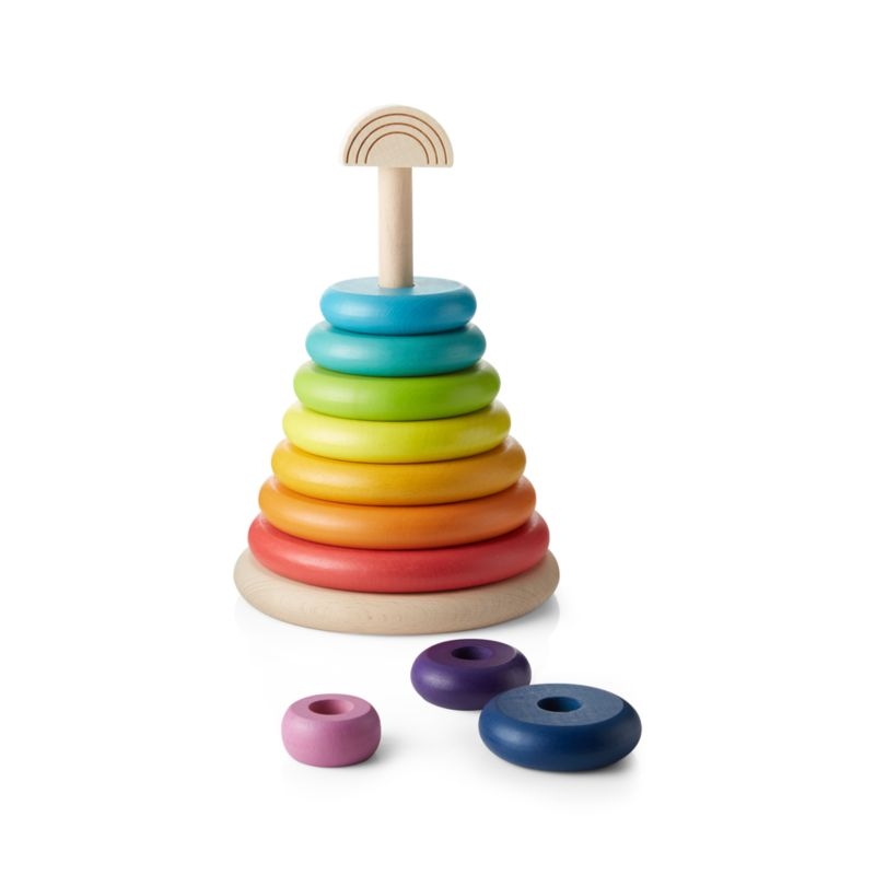 Large Wooden Baby Stacking Rings - Image 5