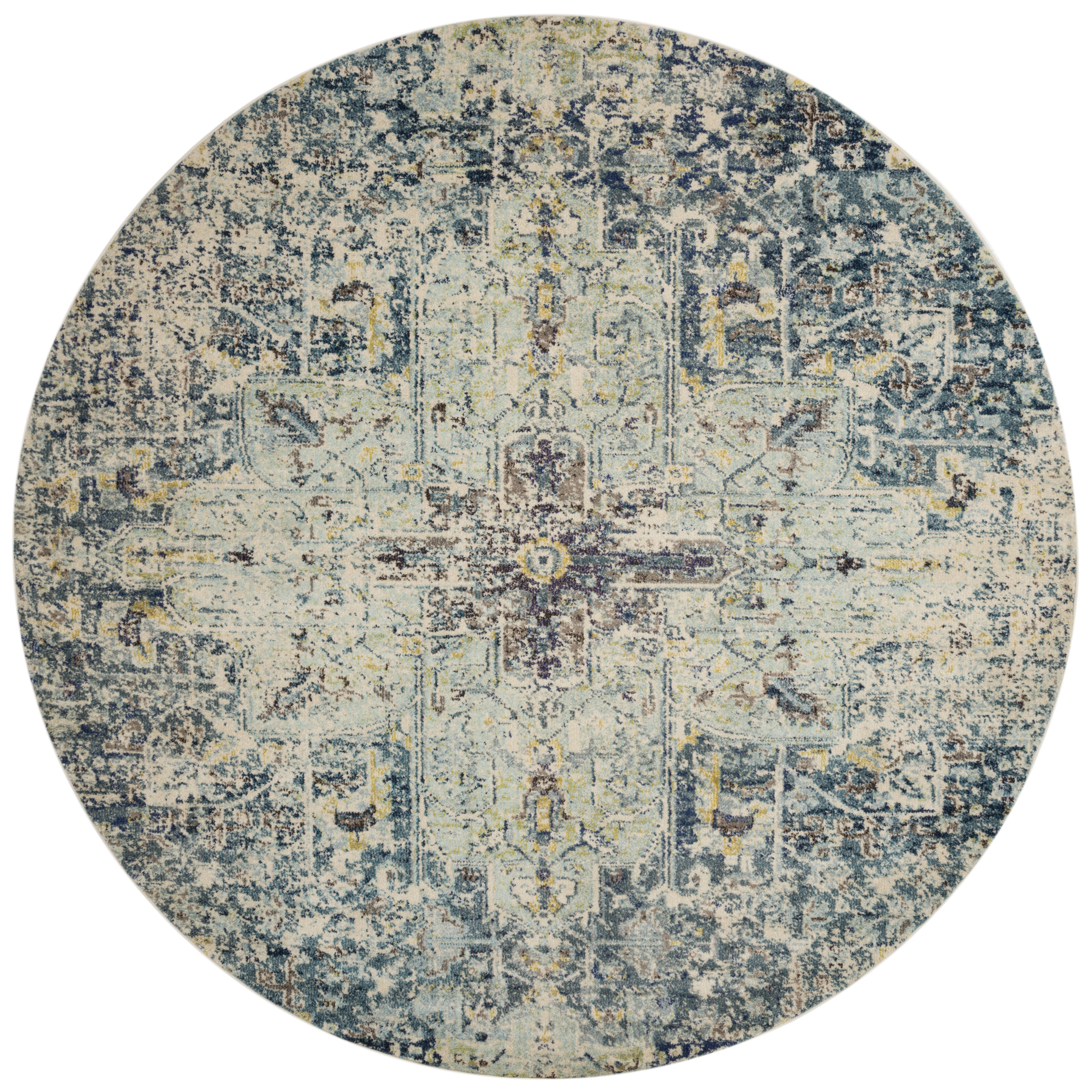 Nadia NN-07 Aqua / Navy 2'-2" x 12' - Image 5