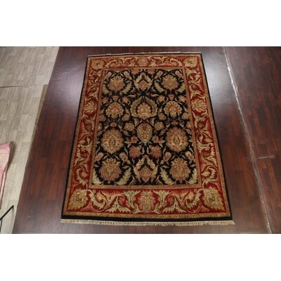 Floral Agra Oriental Area Rug Hand-Knotted 8X11 - Image 0