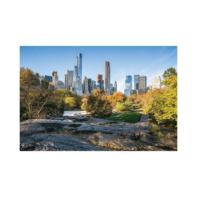 Manhattan Skyline Seen From Central Park, New York City, USA - Wrapped Canvas Print - Image 0