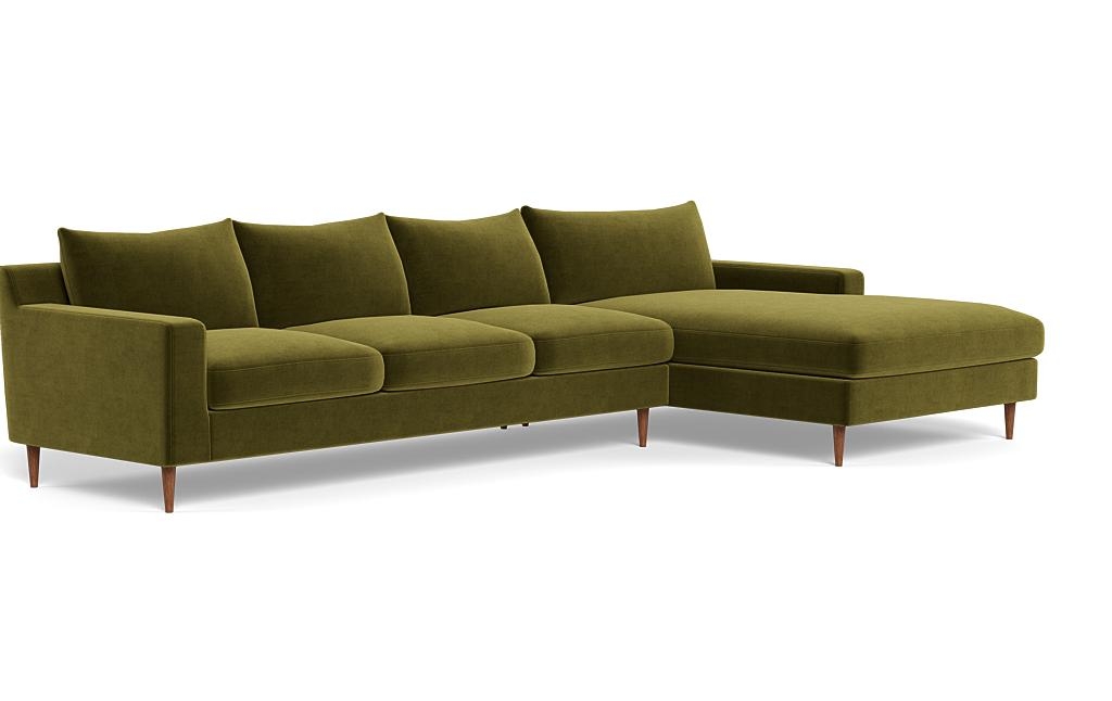 Sloan 4-Seat Right Chaise Sectional - Image 1