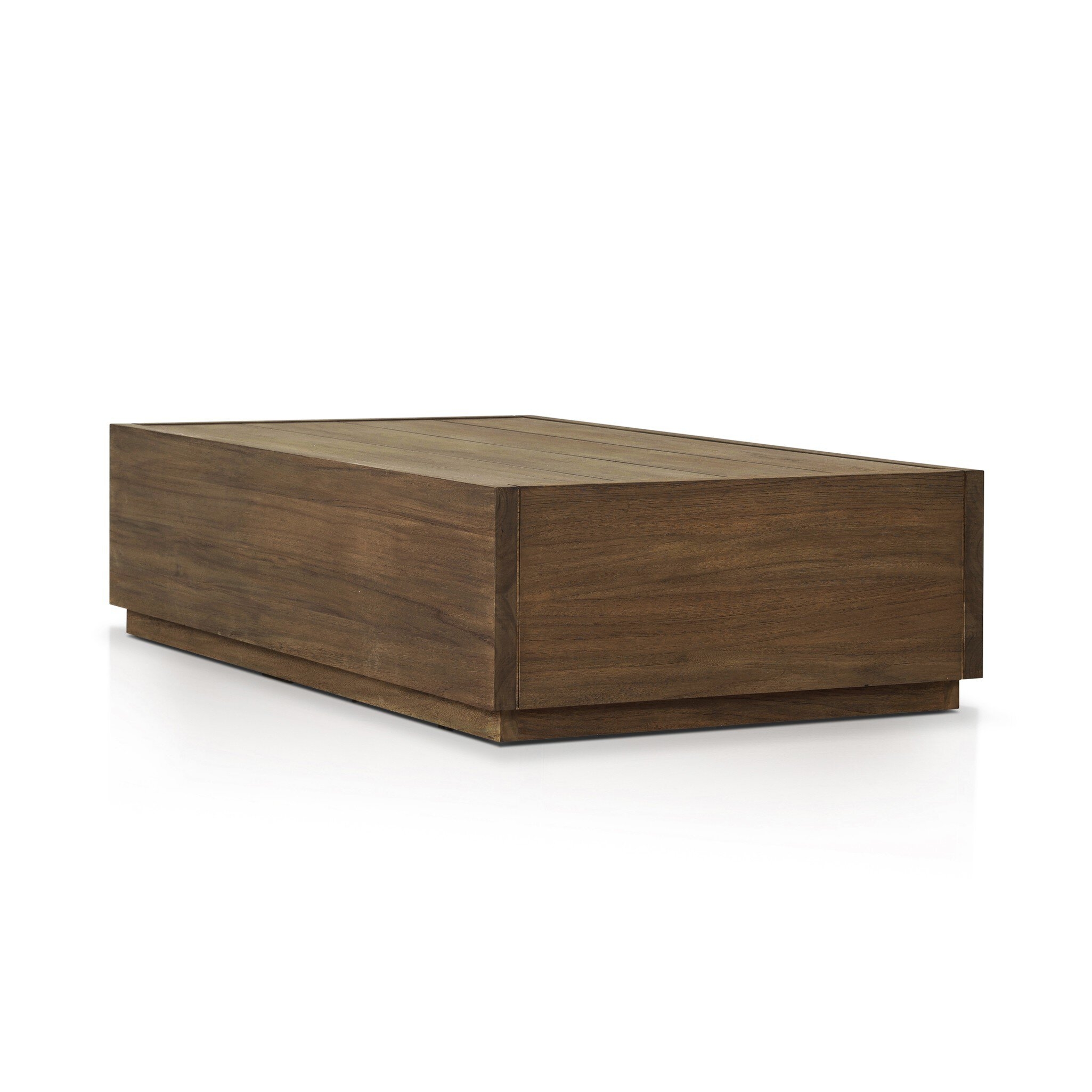 Messo Outdoor Coffee Table - Stained Toasted Brown-FSC - Image 1