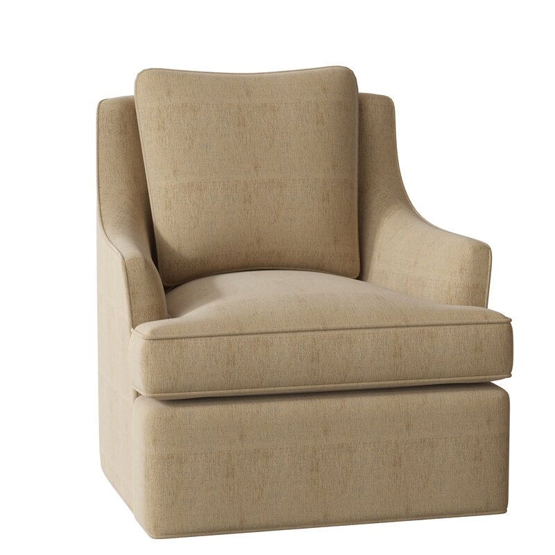 Ambella Home Collection Bradley 31"" Wide Swivel Armchair - Image 0