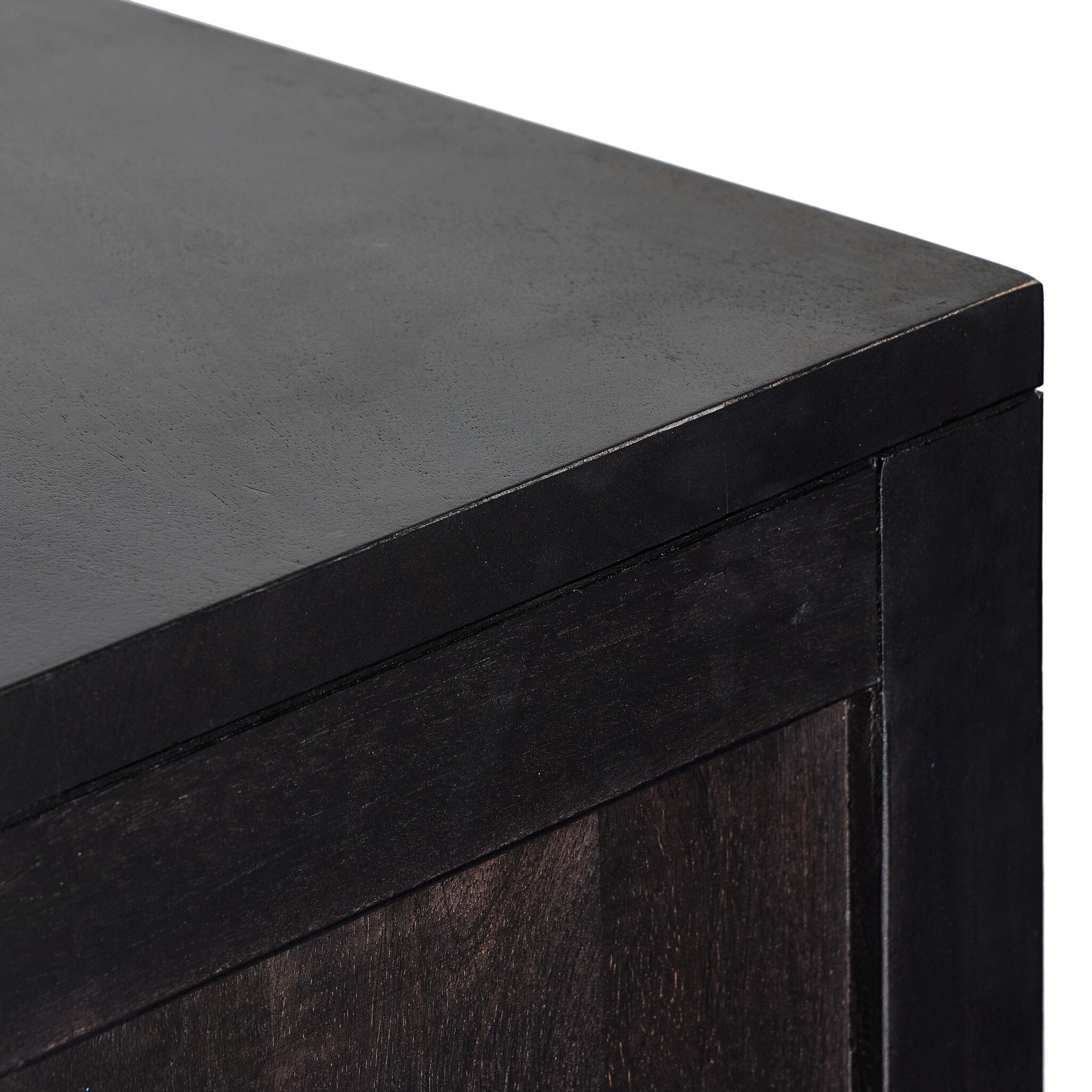 Caprice Bar Cabinet - Black Wash Mango - Image 15