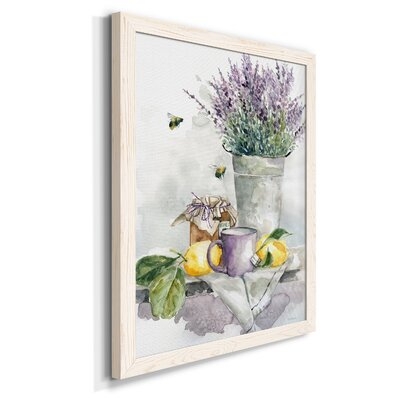 Lavender Lemon And Honey Tea-Premium Framed Canvas - Ready To Hang - Image 0