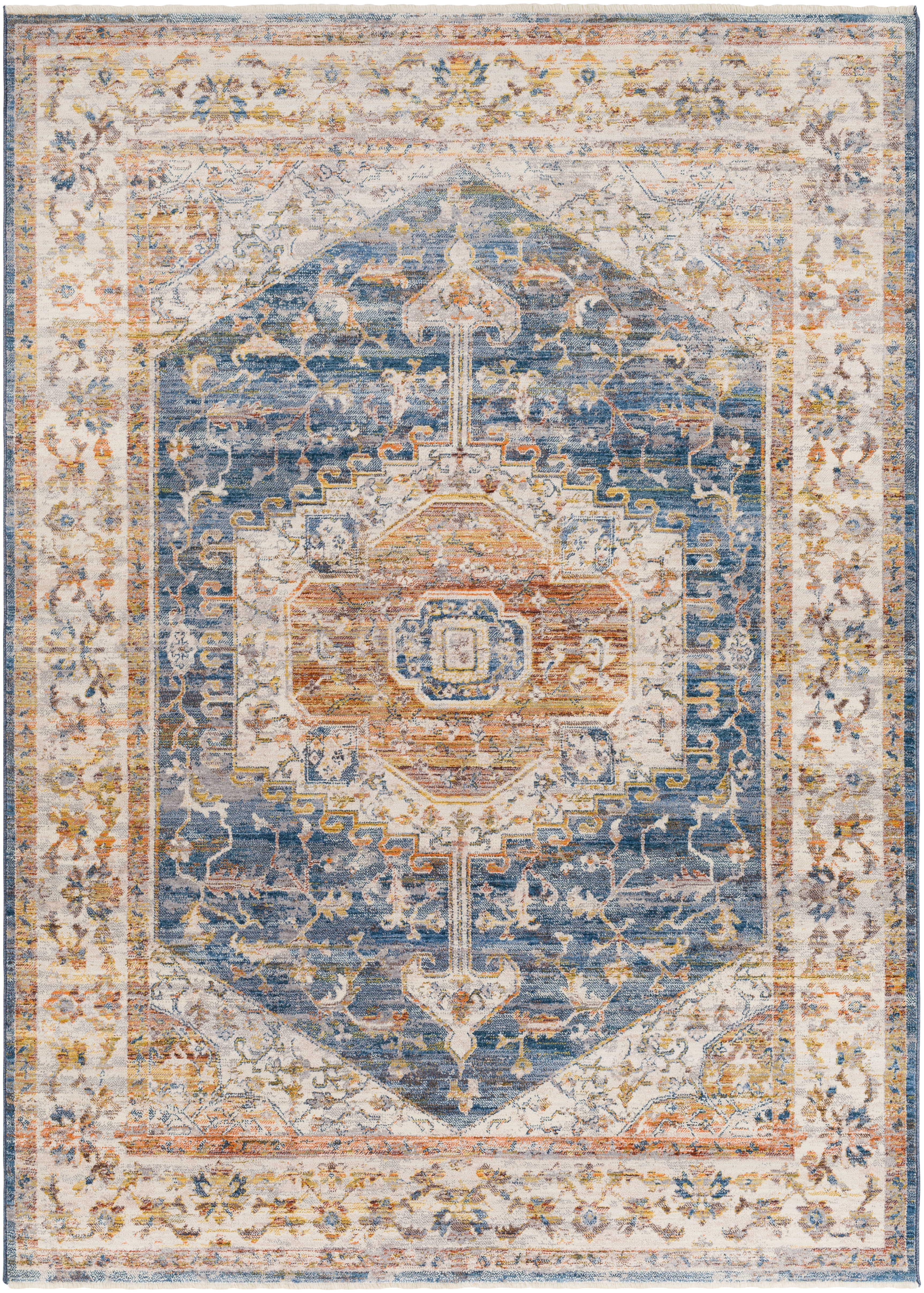 Ephesians Beige Indoor 2' x 2'11" Machine Woven Rug - Image 0