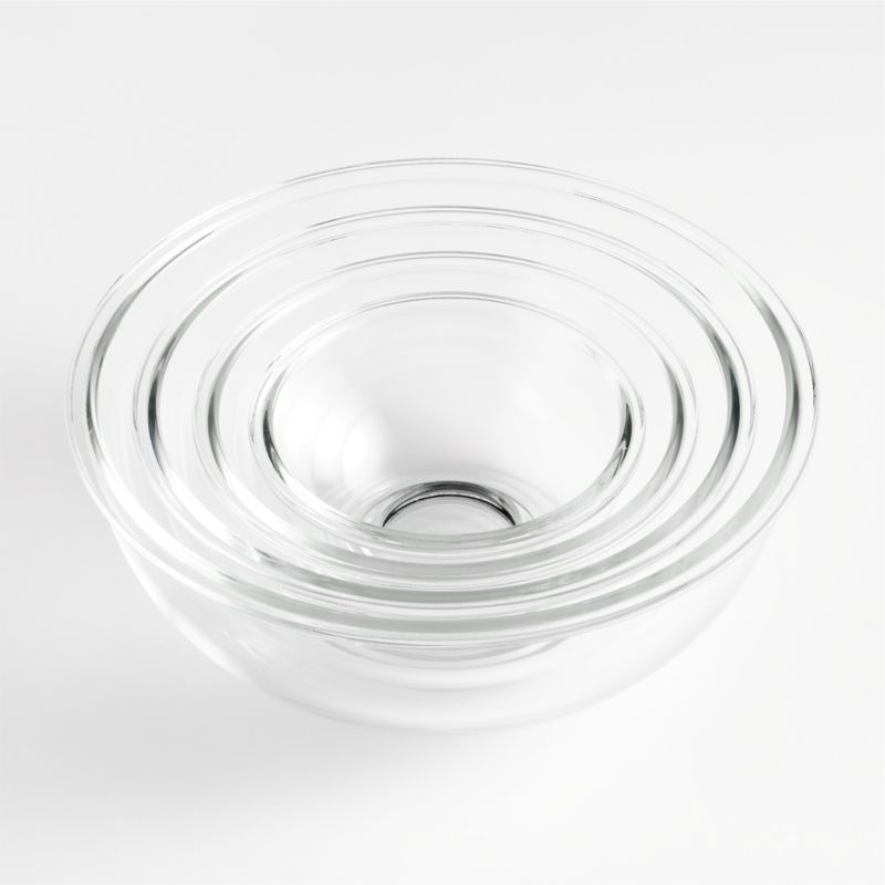 Nesting Glass Mixing Bowls, Set of 4 - Image 2
