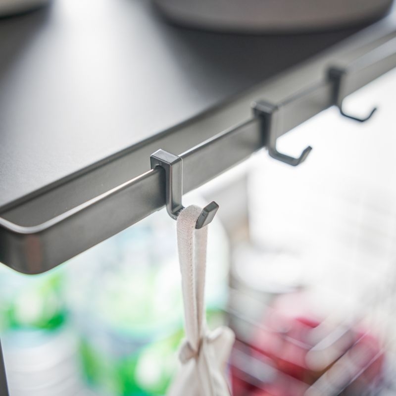 Yamazaki Black Steel Rolling Utility Cart - Image 7