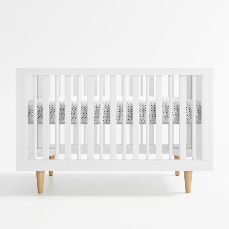 Finn White Wood Toddler Bed Rail - Image 3