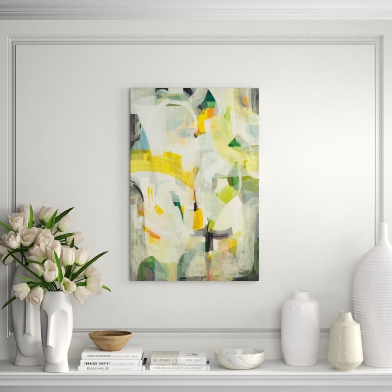 Chelsea Art Studio Green Urban by Sara Brown - Wrapped Canvas Painting - Image 0