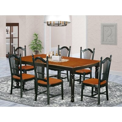 Feasterville Butterfly Leaf Rubberwood Solid Wood Dining Set - Image 0