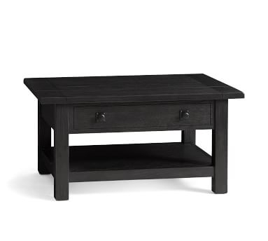 Benchwright Lift-Top Coffee Table, Blackened Oak, 36"L - Image 4