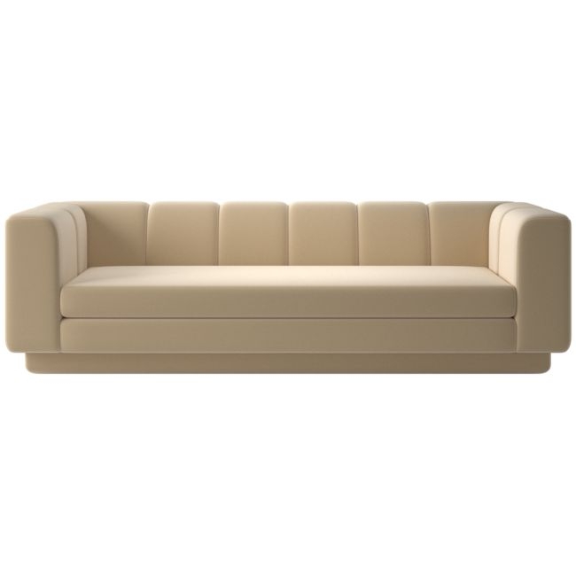 Yarrow 97" Sofa Como Taupe - Image 0