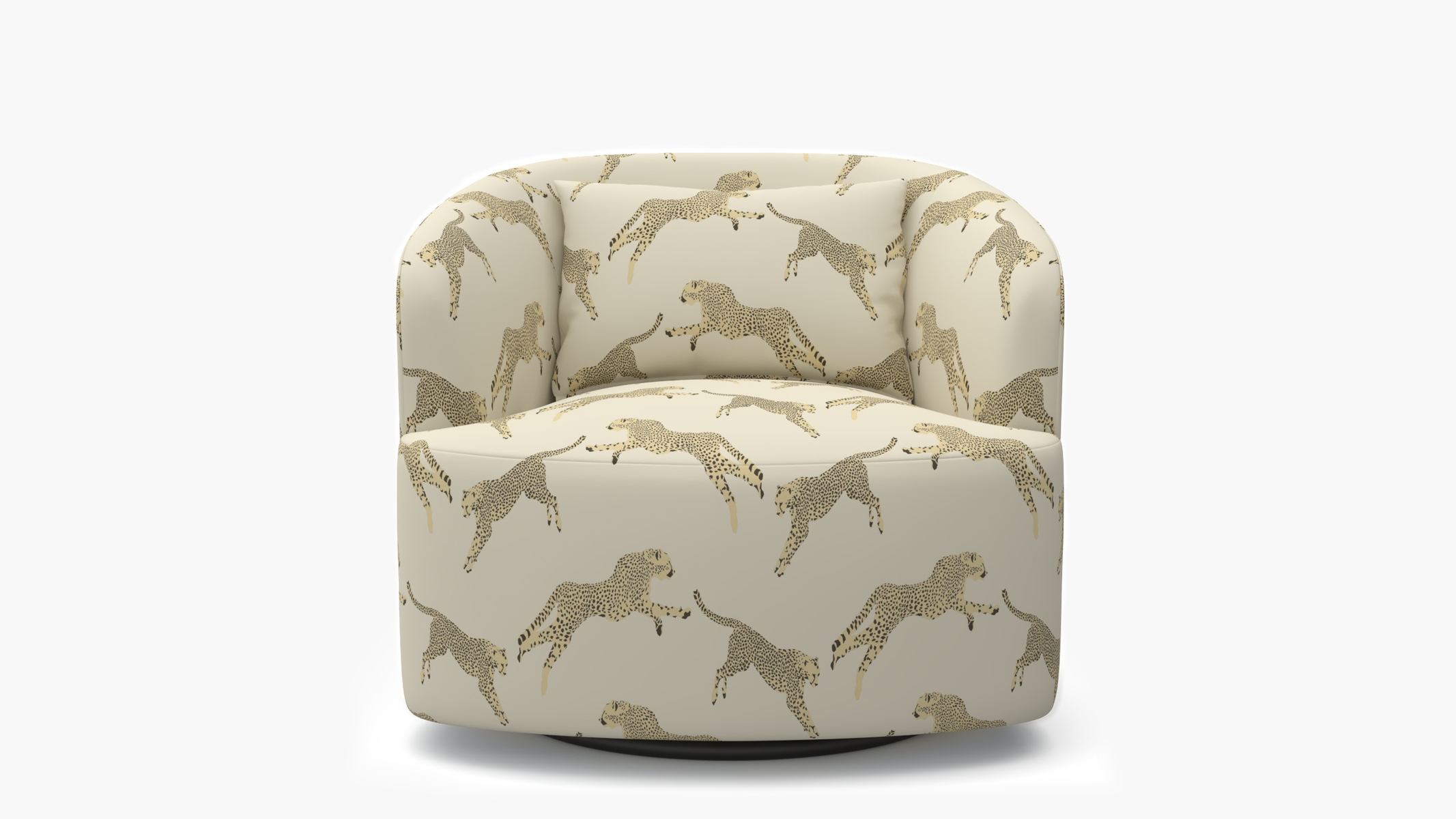 Deco Swivel Chair, Desert Cheetah - Image 0