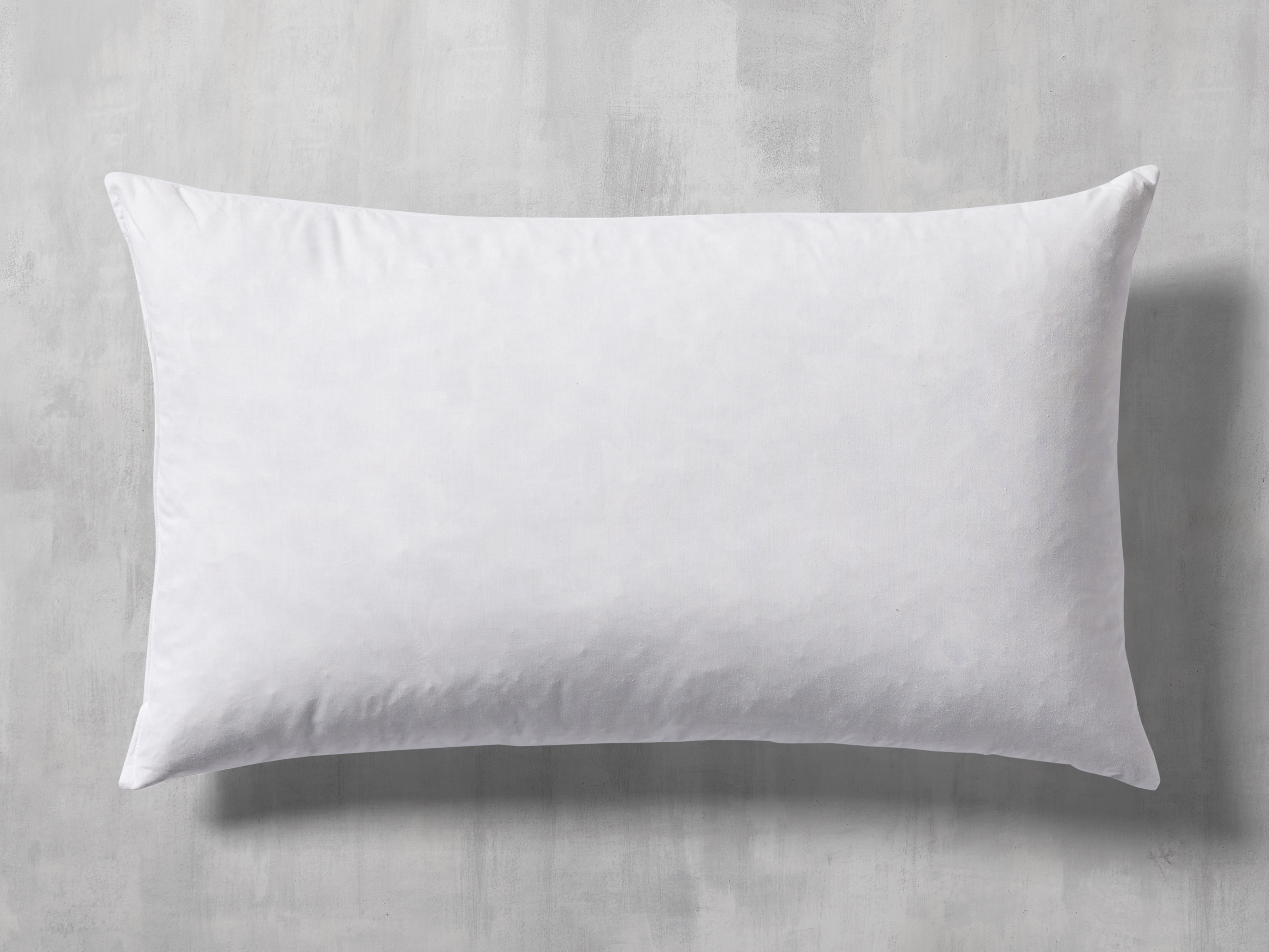 Decorative Lumbar Pillow Insert 15" X 25" in White - Image 0