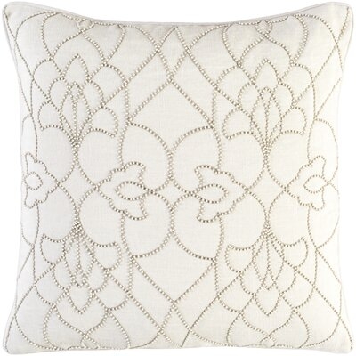 Bicknell Linen Floral Throw Pillow - Image 0