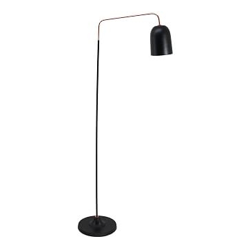 Two-Toned Floor Lamp, Black - Image 0