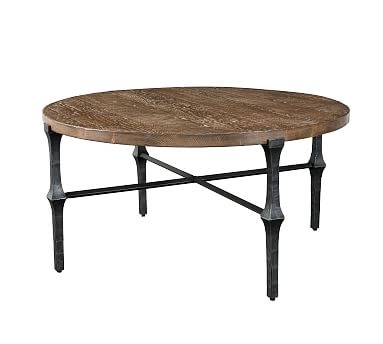 Kitts Round Coffee Table, 38"L - Image 0