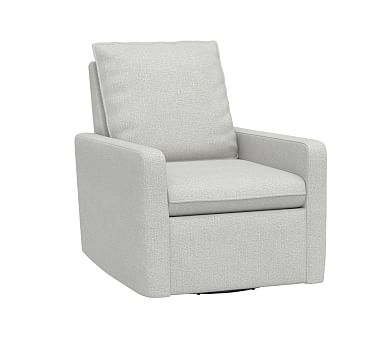 Paxton Swivel Glider, Brushed Crossweave, Natural - Image 3