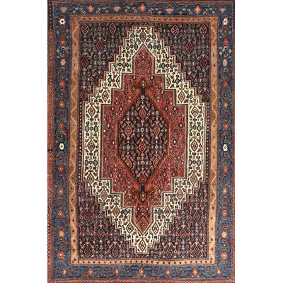 Oriental Brown/Red Area Rug - Image 0