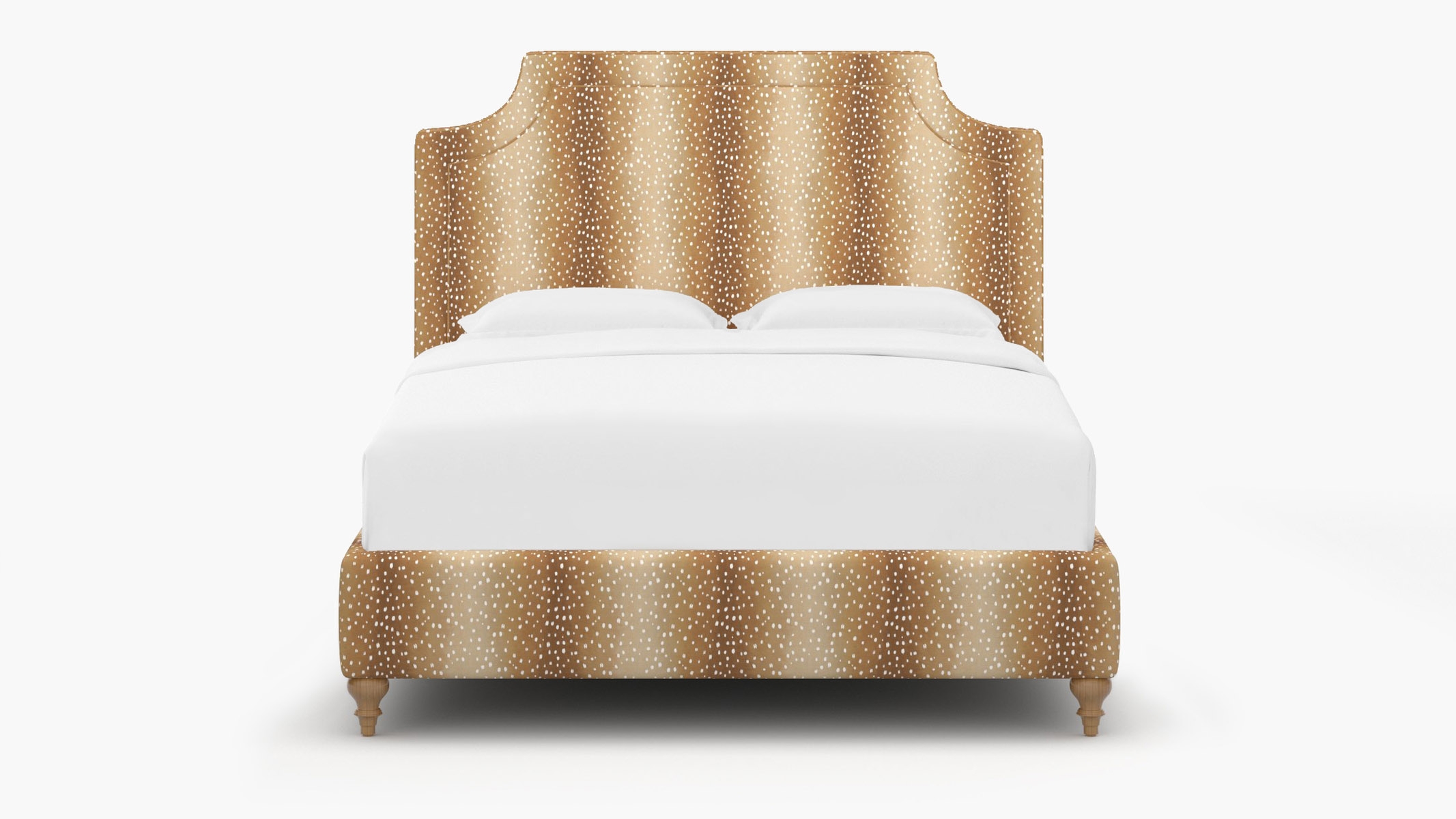 Deco Bed, Faline, Natural Traditional Turned Leg, Twin - Image 0