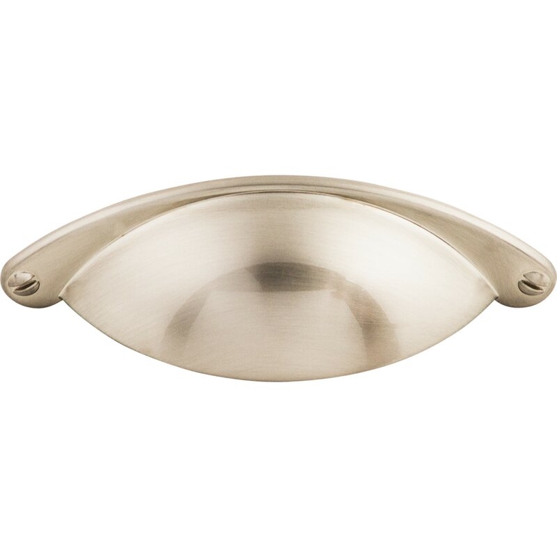 Top Knobs Somerset 2 1/2" Center to Center Cup Pull Finish: Brushed Satin Nickel - Image 0