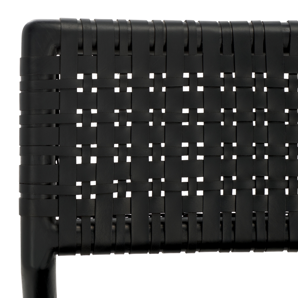 Valdina Woven Leather Acccent - Black / Black - Image 3