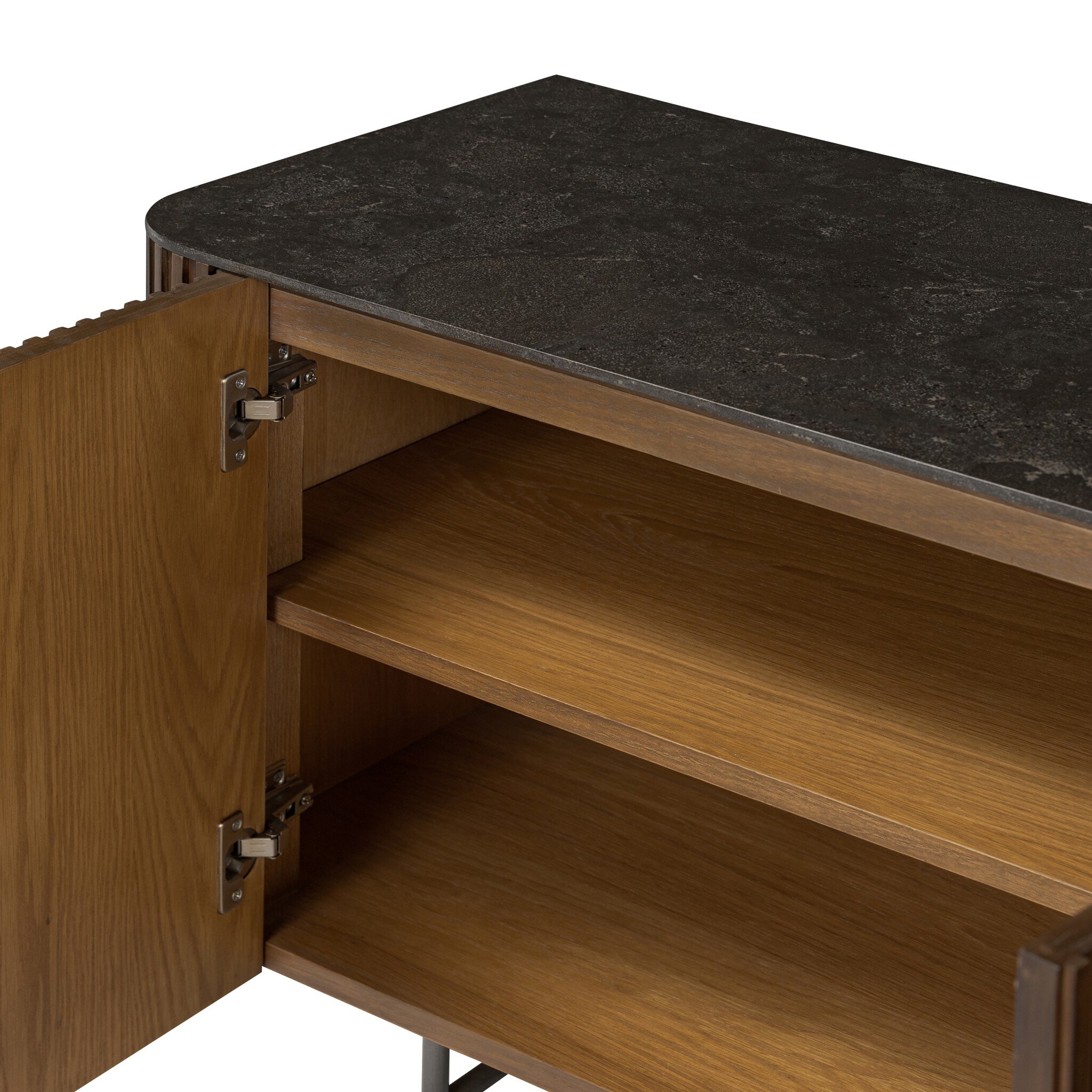 Fletcher Media Console - Terra Brown Oak - Image 10
