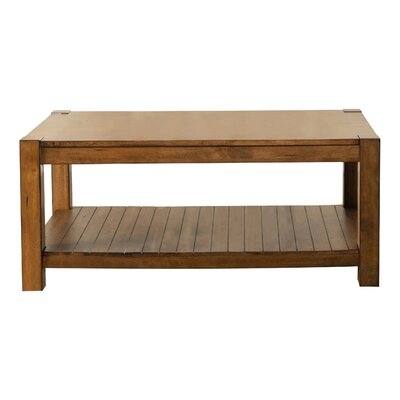 Pender Solid Wood Coffee Table with Storage - Image 0