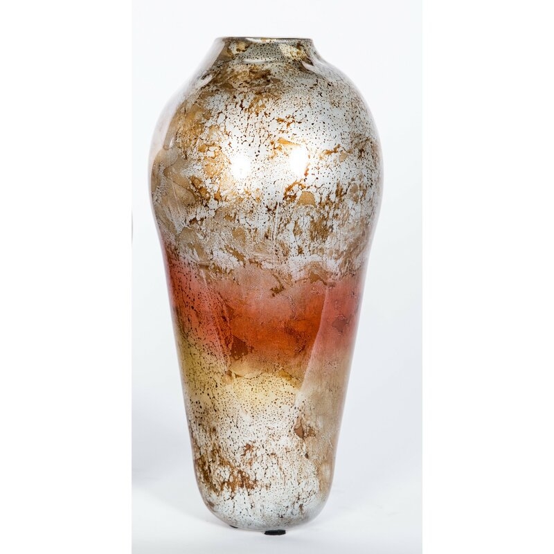 Prima Design Source Watson Brown/Gray Glass Table Vase - Image 0