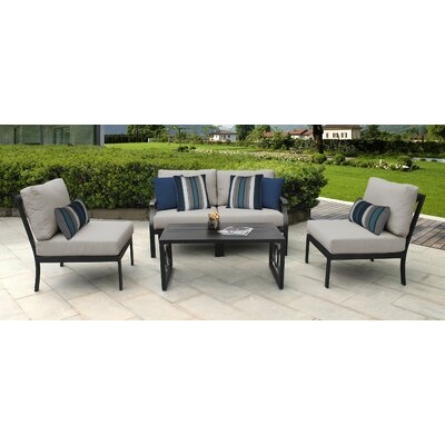 Madison 4 Piece Sectional Seating Group with Cushions - Image 0
