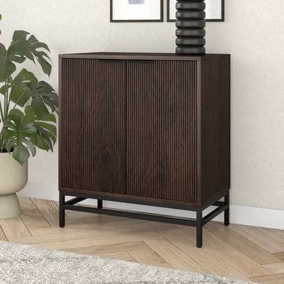 Demello 28" Wide Rectangular Accent Cabinet in Alder - Image 0